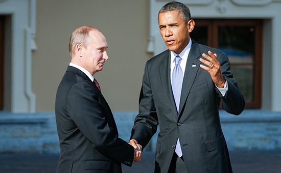 Президент США Барак Обама провел во вторник вечером телефонный разговор с президентом России Владимиром Путиным